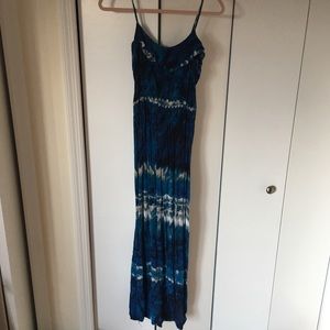 Maxi tie dye dress